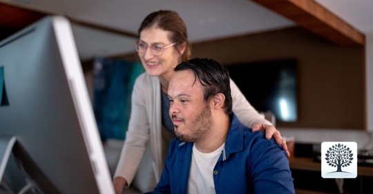 family with a son with disability